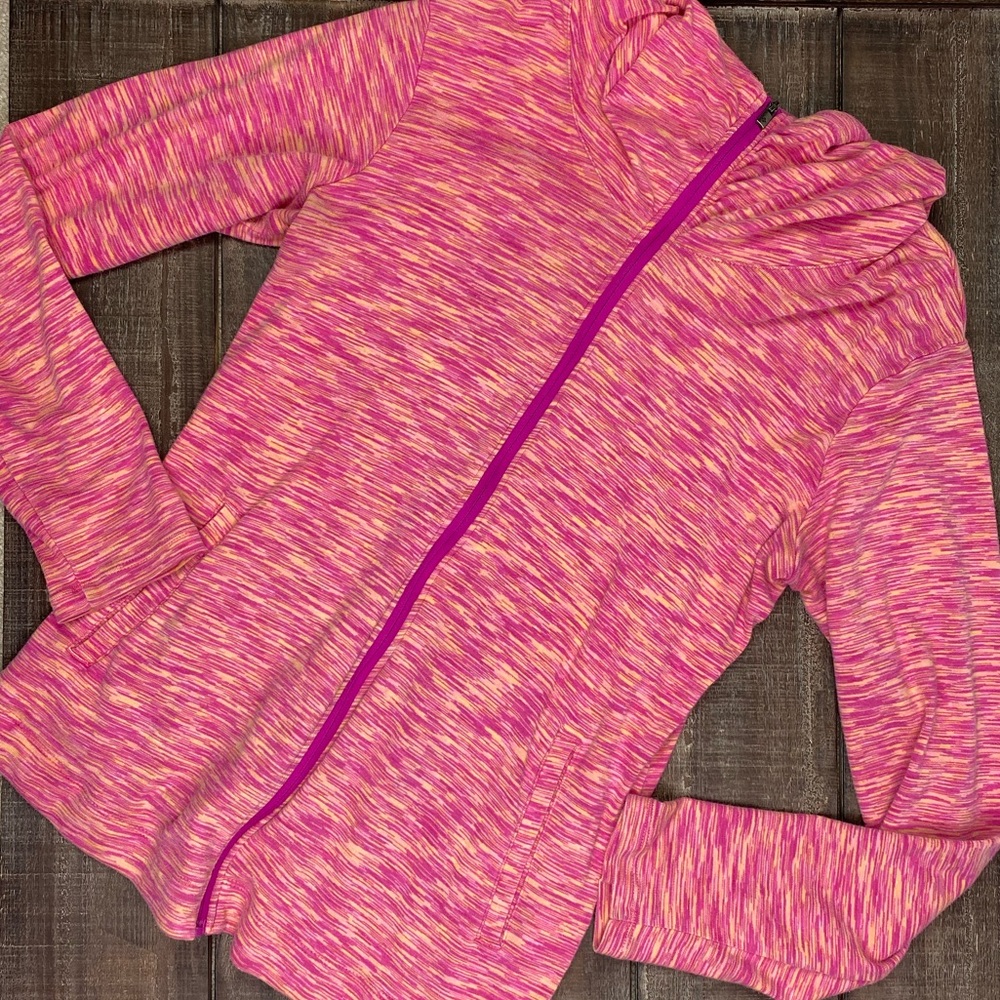Columbia sportswear zip up hoodie pink medium - Picture 1 of 6